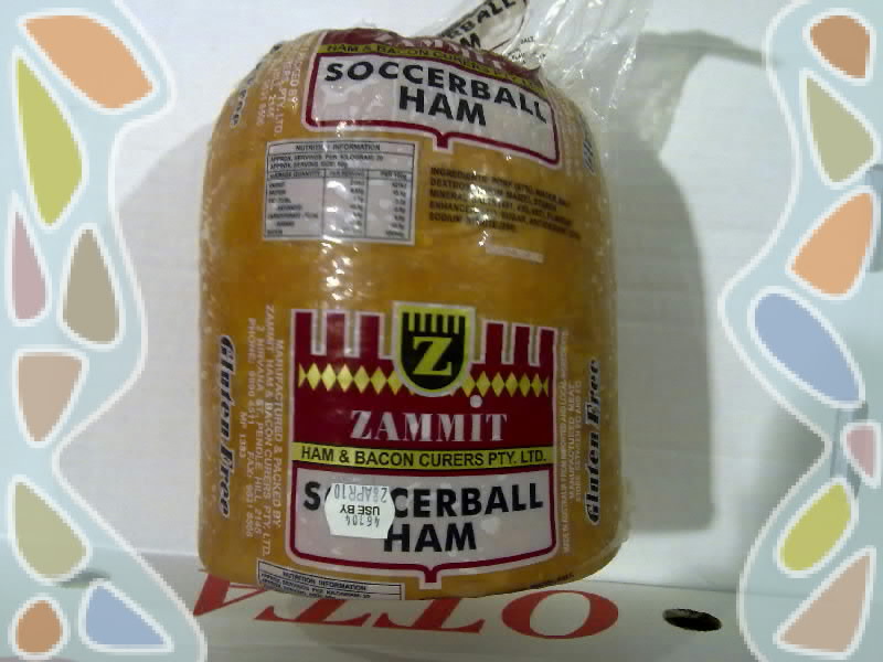 Half Soccer Ball Ham