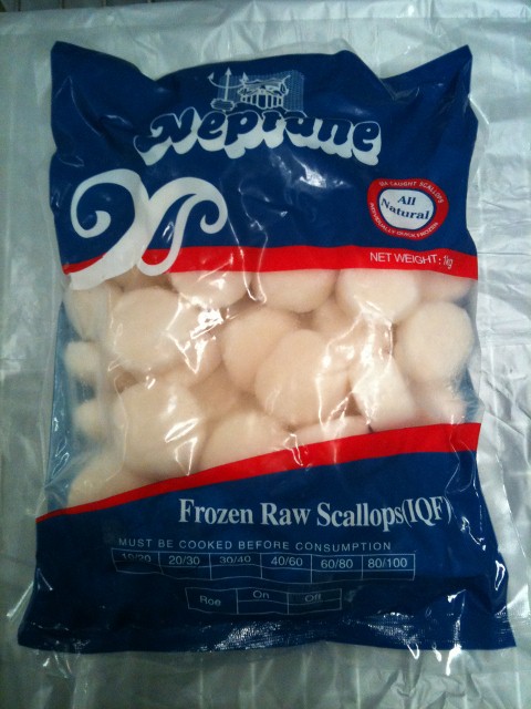 Frozen Scallop Meat Roe-Off 20/30 IQF China